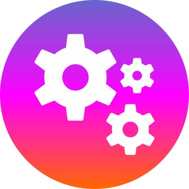 Gears'ı satırı vektör simgesi 