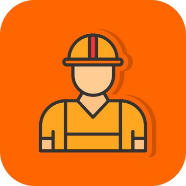 Miğfer vektör illüstrasyonlu mimar. 