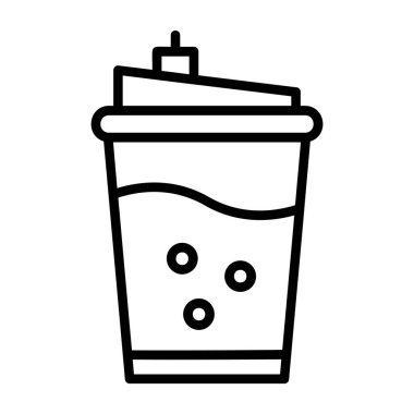 içki web simgesi, vektör illüstrasyonu