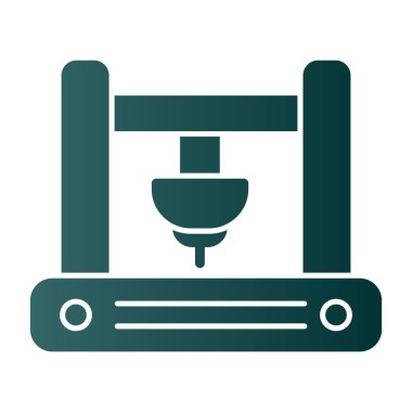 yazıcı vektör simgesi