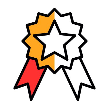 Ödül. Web simgesi basit illüstrasyon