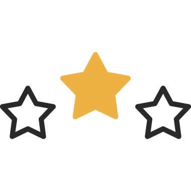 derecelendirme yıldız vektör simgeleri