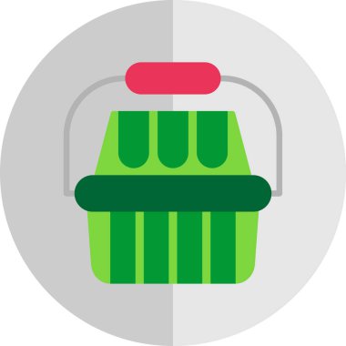 Alışveriş arabası vektör simgesi