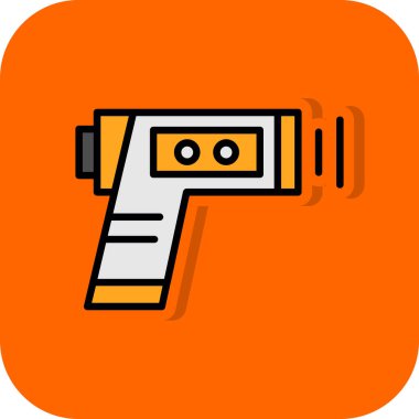 Bir kameranın vektör illüstrasyonu