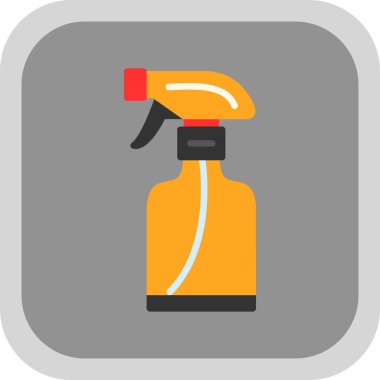 sprey şişe kutsal kişilerin resmi, vektör çizim