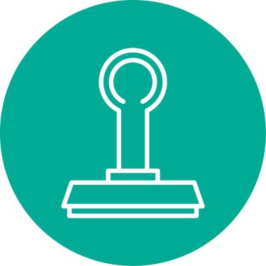 Damga web simge vektör çizim