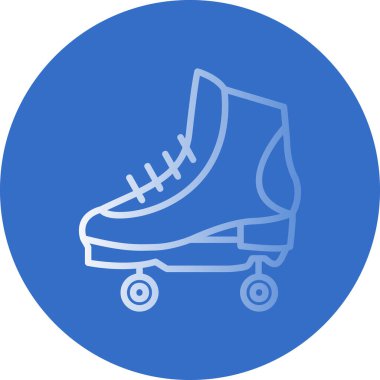 Kişisel ve ticari kullanım için vektör paten simgesi.