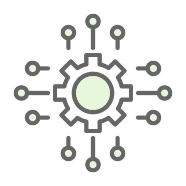 Modern simgenin vektör illüstrasyonu