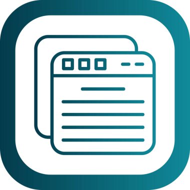 Modern eğitim ikonunun vektör illüstrasyonu