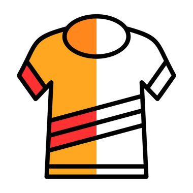 tshirt simgesi vektör illüstrasyonu