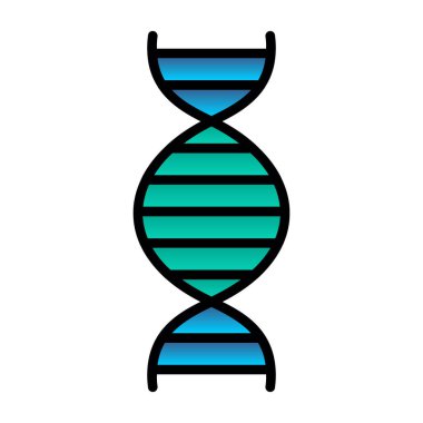dna. Web simgesi basit illüstrasyon 