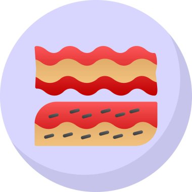 Sosisli sandviç. Web simgesi basit illüstrasyon