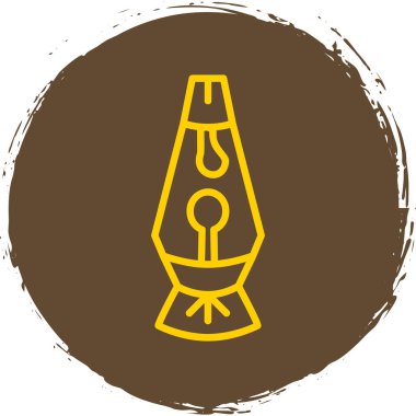 Lava lamp icon vector illustration