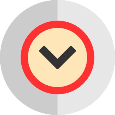 işaret simgesini işaretle, vektör illüstrasyonu 