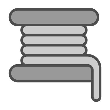 Kitap simgesini yığını. Yığın kitap vektör simgesi web için anahat çizimi