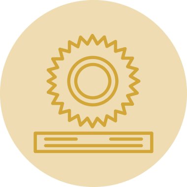 Rozet. Web simgesi basit illüstrasyon