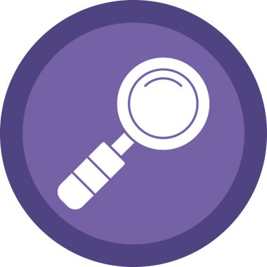 Büyütme cam simgesi vektör illüstrasyonu 