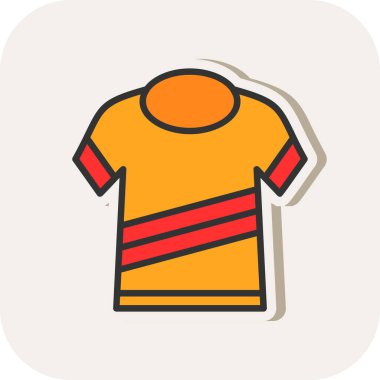 tshirt simgesi vektör illüstrasyonu