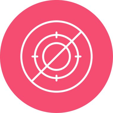 hedef simge vektör illüstrasyonu