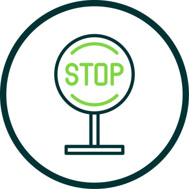 Kes şunu. Web simgesi basit illüstrasyon 