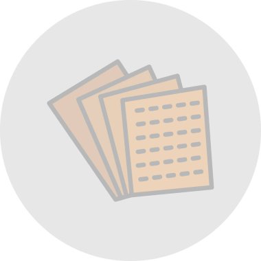 Zımpara kağıdı web simgesi vektör illüstrasyonu