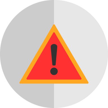 Uyarı tehlike simgesi ana hat biçiminde