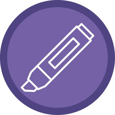 Vurgulama simgesi vektör illüstrasyonu