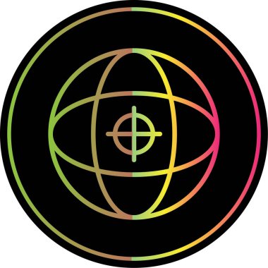 dünya simgesi, vektör illüstrasyonu