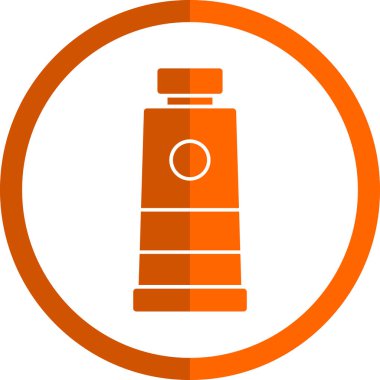 Boya tüpü grafik web simgesi basit illüstrasyon 