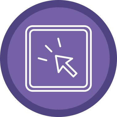 Seo İmleç simgesinin vektör illüstrasyonu