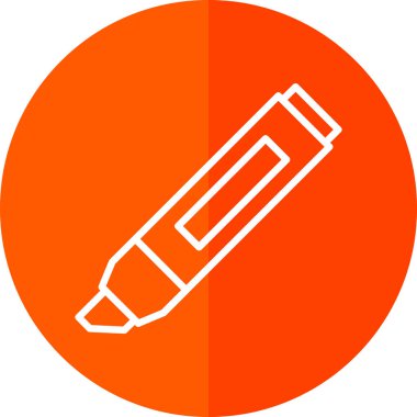 Vurgulama simgesi vektör illüstrasyonu