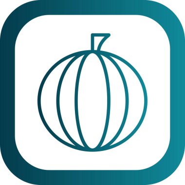 Eşsiz balkabağı vektör simgesi ph