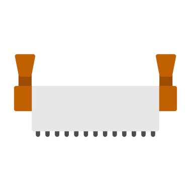 Modern El Testere simgesinin vektör çizimi              