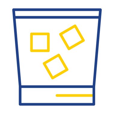 içki web simgesi vektör illüstrasyonu