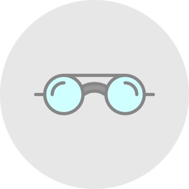 göz gözlük simge vektör çizim