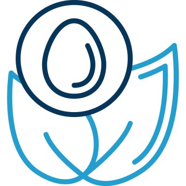 Balık. Web simgesi basit illüstrasyon