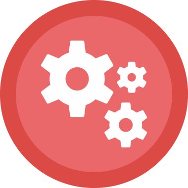 Gears'ı satırı vektör simgesi 