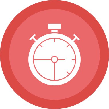 Kronometre simgesi web basit illüstrasyon