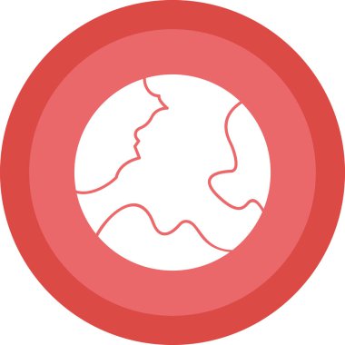 Yeryüzü ikonu vektör illüstrasyonuName                   