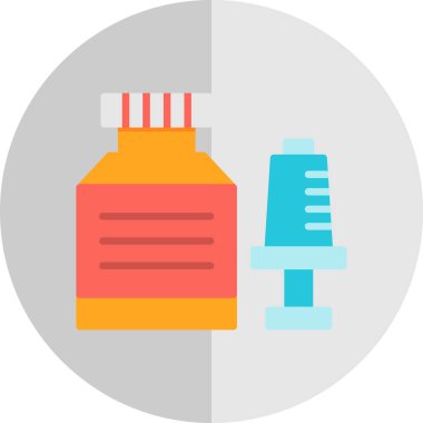 İlaç simgesinin vektör illüstrasyonu