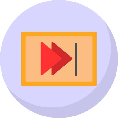 ortam oynatıcı simge vektör illüstrasyonu