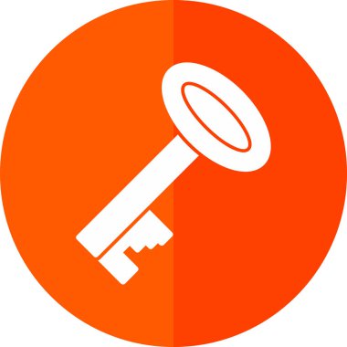 Anahtar. Web simgesi basit illüstrasyon