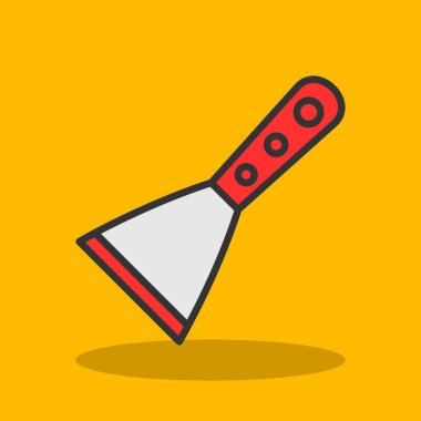 Modern Scraper simgesinin vektör illüstrasyonu           