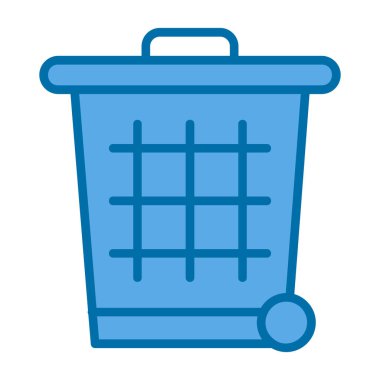 Çöp kutusu vektör illüstrasyonuName 