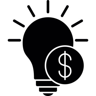 para ampul vektör simgesi