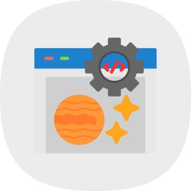 Veri analizi düz simgesi