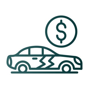 araba simgesi vektörü beyaz arkaplanda izole edildi, sizin şeffaf işaretiniz