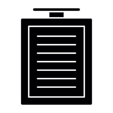 Basit düz pano simgesi vektör illüstrasyon tasarımı