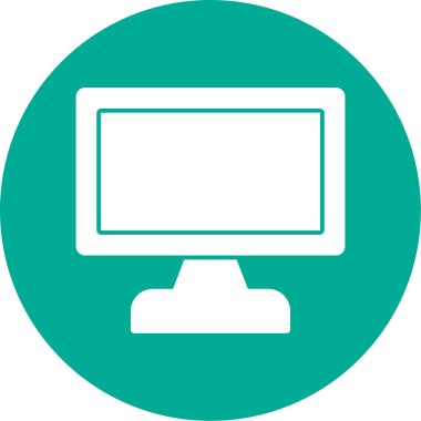 ekran simge vektör çizim 