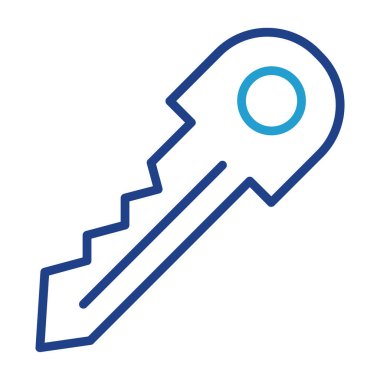 Anahtar. Web simgesi basit illüstrasyon